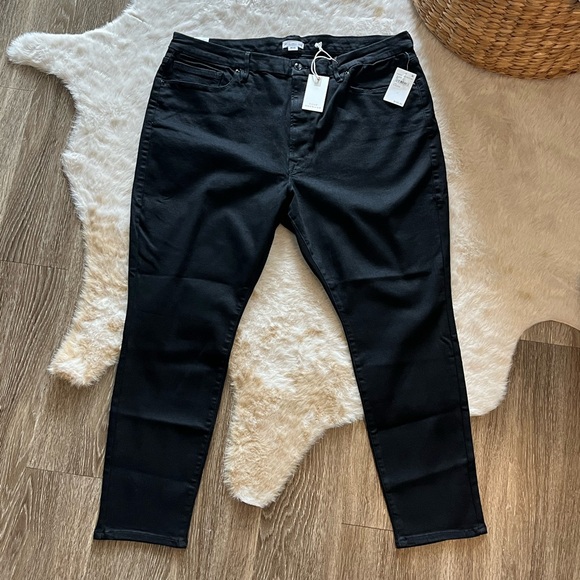 NWT Good American Always Fits Good Legs Skinny Jean in BLACK165 28-32 - Picture 5 of 13